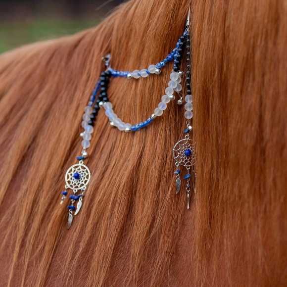 SKY BLUE Rhythm Mane Beads, Horse/Pony, speed beads, trail beads, equestrian - Picture 8 of 8